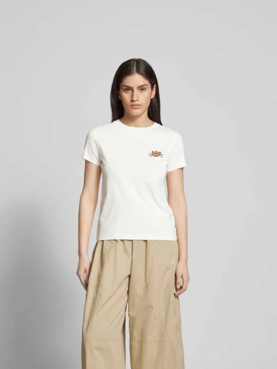 Zdjęcie produktu T-shirt z nadrukiem z logo Kenzo Złamany biały