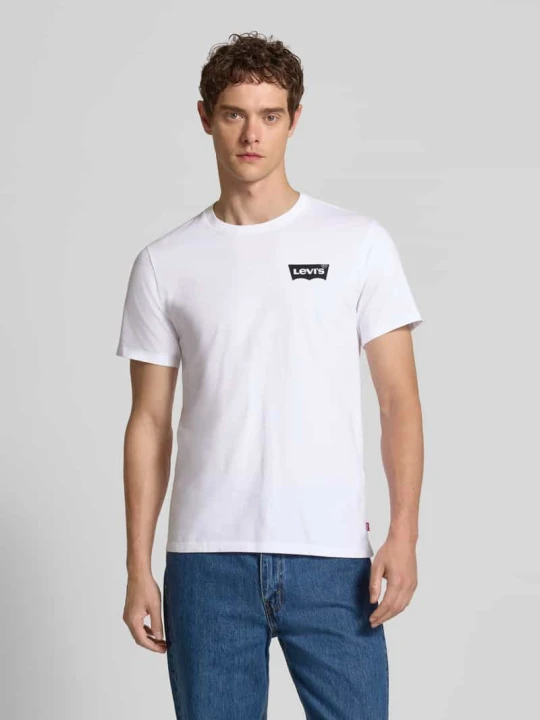 Zdjęcie produktu T-shirt z nadrukiem z logo Levi's Biały