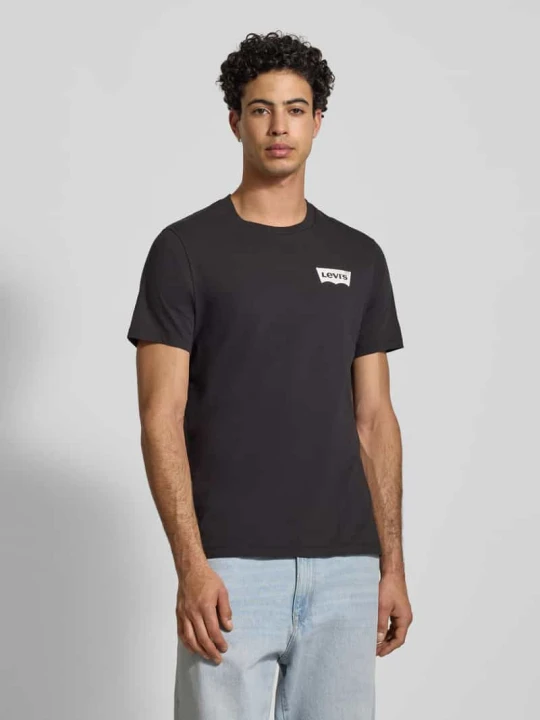 Zdjęcie produktu T-shirt z nadrukiem etykiety Levi's Czarny