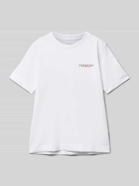 Zdjęcie produktu T-shirt z nadrukiem z logo model ‘BOSTON PHOTO’ Jack&Jones Biały
