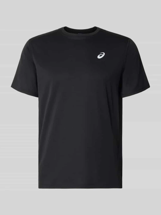 Zdjęcie produktu T-shirt z nadrukiem z logo model 'CORE' ASICS TIGER Czarny