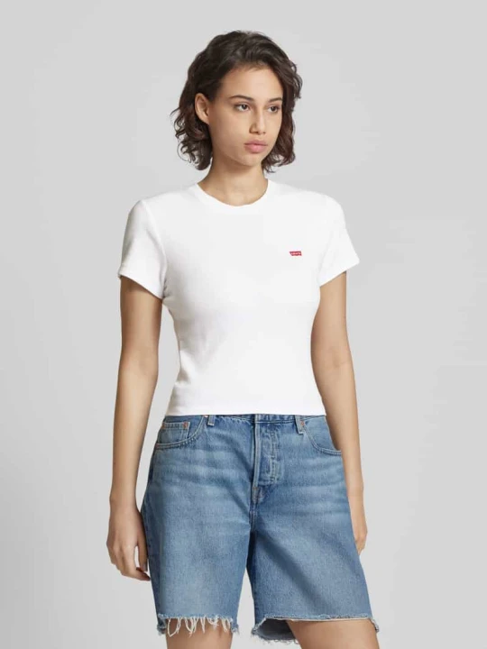 Zdjęcie produktu T-shirt z nadrukiem z logo model ‘ESSENTIAL SPORTY’ Levi's Biały