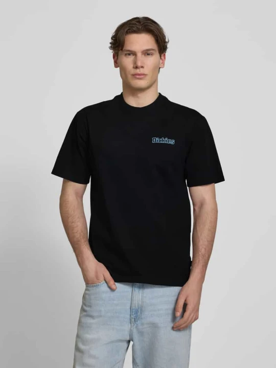 Zdjęcie produktu t-shirt z nadrukiem z logo model 'FAIRLAWN' Dickies Czarny