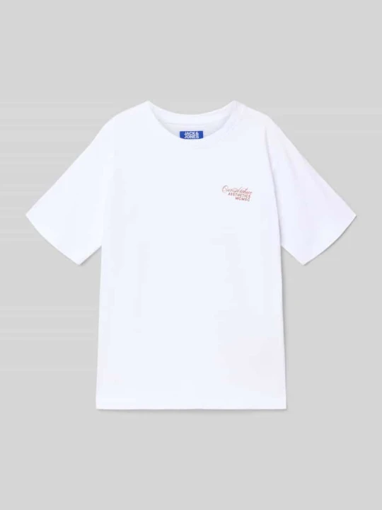 Zdjęcie produktu T-shirt z nadrukiem z logo Model 'ROAR' Jack&Jones Biały