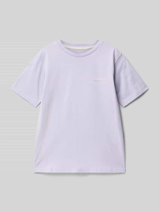 Zdjęcie produktu T-shirt z nadrukiem z logo model ‘SUMMER’ Jack&Jones Jasnofioletowy