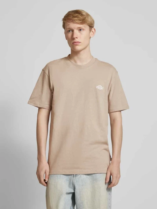 Zdjęcie produktu T-shirt z nadrukiem z logo model ‘SUMMERDALE’ Dickies Beżowy
