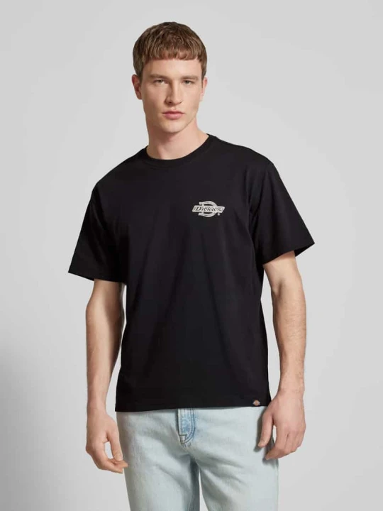 Zdjęcie produktu T-shirt z nadrukiem z logo model ‘WOOD’ Dickies Czarny