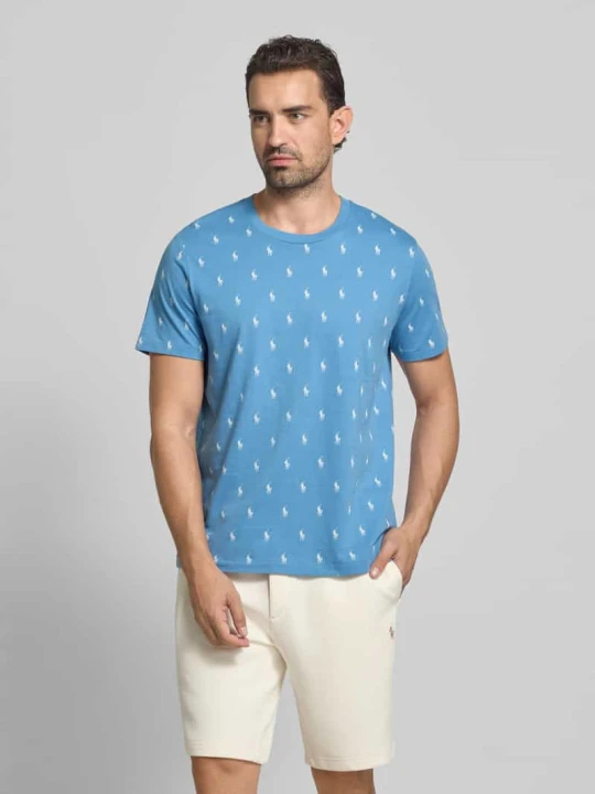 Zdjęcie produktu T-shirt z nadrukiem z logo Polo Ralph Lauren Niebieski