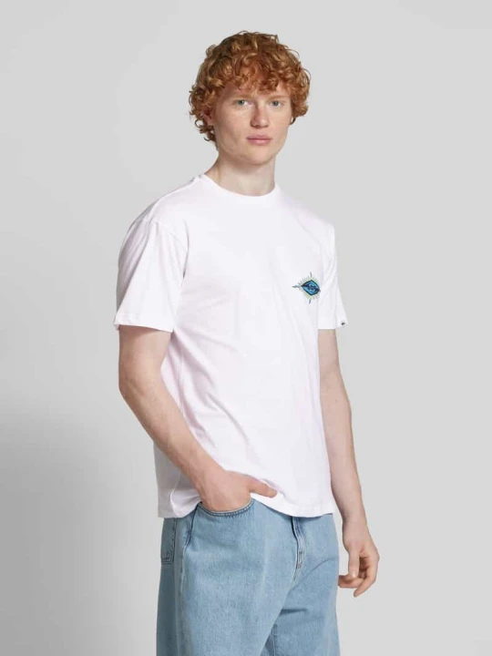 Zdjęcie produktu T-shirt z nadrukiem z logo Quiksilver Biały