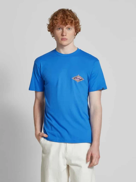 Zdjęcie produktu T-shirt z nadrukiem z logo Quiksilver Niebieski