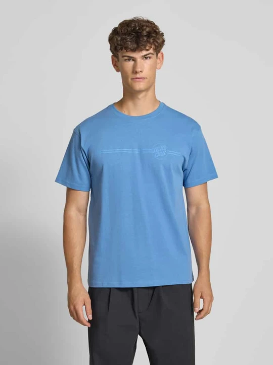 Zdjęcie produktu T-shirt z nadrukiem z logo Santa Cruz Niebieski
