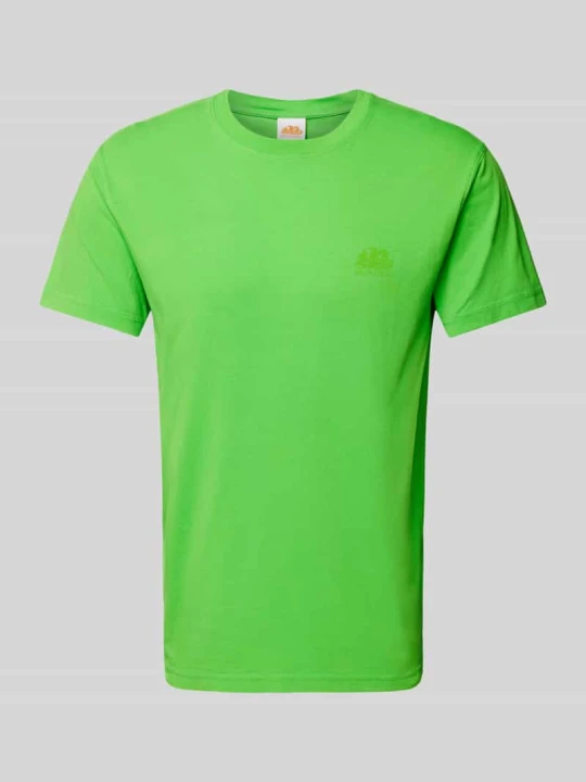 Zdjęcie produktu T-shirt z nadrukiem z logo Sundek Jasnozielony