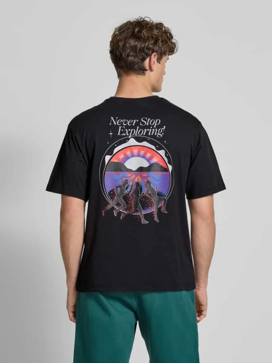 Zdjęcie produktu T-shirt z nadrukiem z logo The North Face Czarny