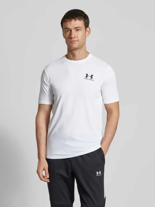 Zdjęcie produktu T-shirt z nadrukiem z logo Under Armour Biały
