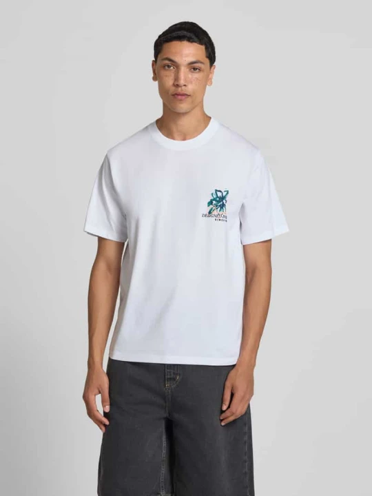 Zdjęcie produktu t-shirt z nadrukiem z motywem i okrągłym dekoltem Jack&Jones Biały