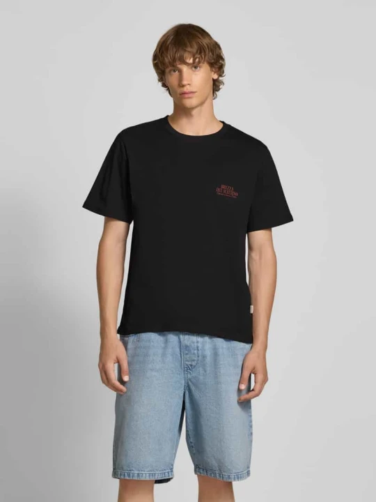 Zdjęcie produktu T-shirt z nadrukiem z napisem model ‘HYDRA PHOTO’ Jack&Jones czarny
