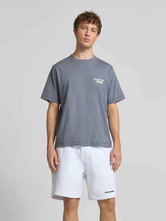 Zdjęcie produktu t-shirt z nadrukiem z napisem model 'NORREBRO' Jack&Jones