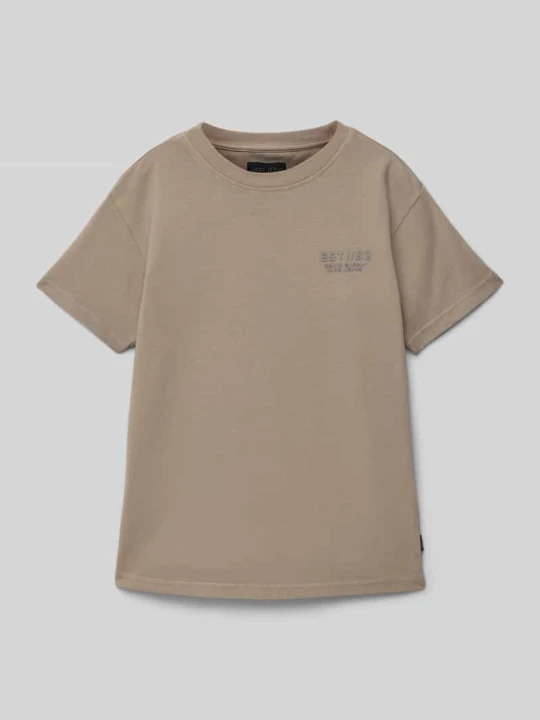 Zdjęcie produktu T-shirt z nadrukiem z napisem z tyłu model ‘CENTRAL’ Cars Średnioszary
