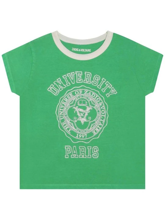 Zdjęcie produktu T-shirt z nadrukiem Zadig&Voltaire zielony