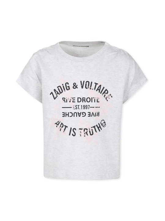 Zdjęcie produktu T-shirt z nadrukiem Zadig&Voltaire szary