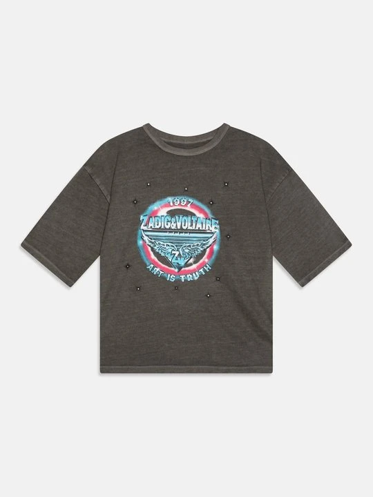 Zdjęcie produktu T-shirt z nadrukiem Zadig&Voltaire szary