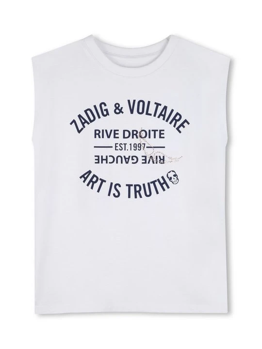 Zdjęcie produktu T-shirt z nadrukiem Zadig&Voltaire biały