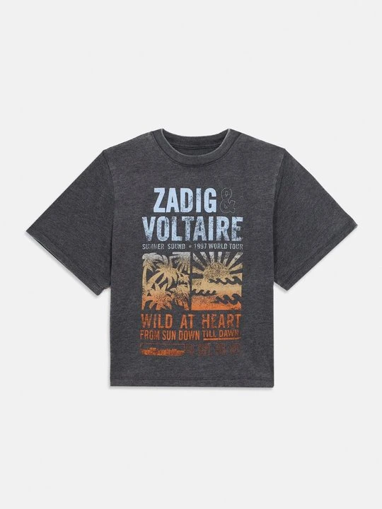 Zdjęcie produktu T-shirt z nadrukiem Zadig&Voltaire czarny