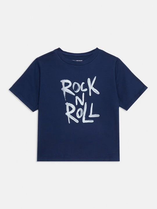 Zdjęcie produktu T-shirt z nadrukiem Zadig&Voltaire granatowy