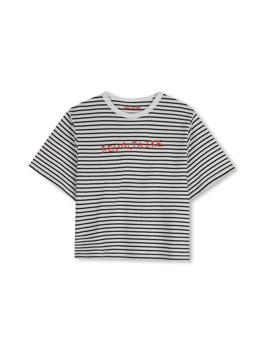 Zdjęcie produktu T-shirt z nadrukiem Zadig&Voltaire mleczny