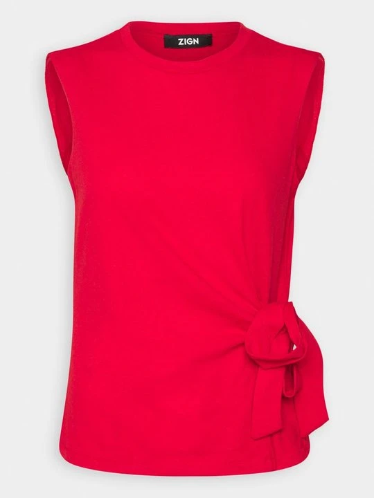 Zdjęcie produktu T-shirt z nadrukiem Zign By Zalando czerwony