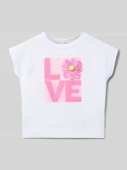 Zdjęcie produktu T-shirt z nadrukowanym motywem Billieblush Biały