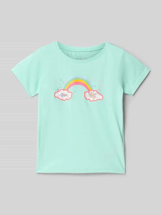 Zdjęcie produktu T-shirt z nadrukowanym motywem BLUE SEVEN