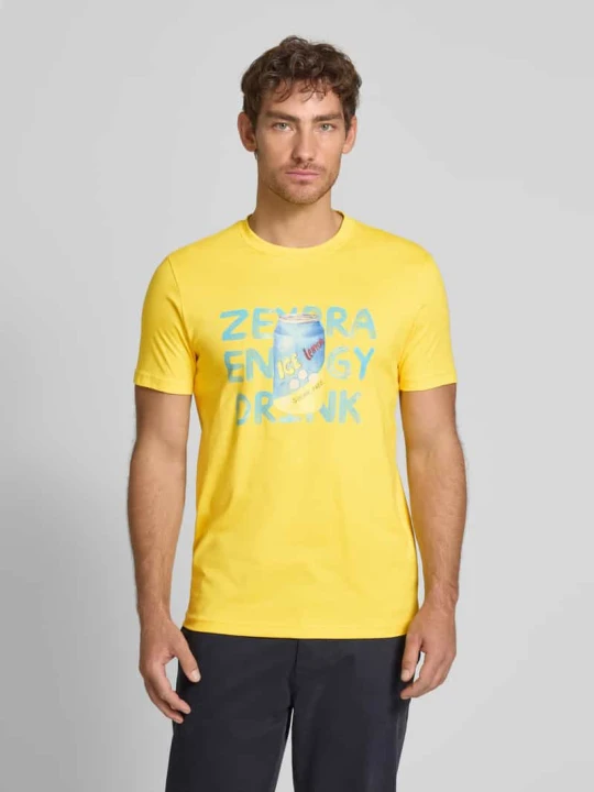 Zdjęcie produktu T-shirt z nadrukowanym motywem Zeybra Morski