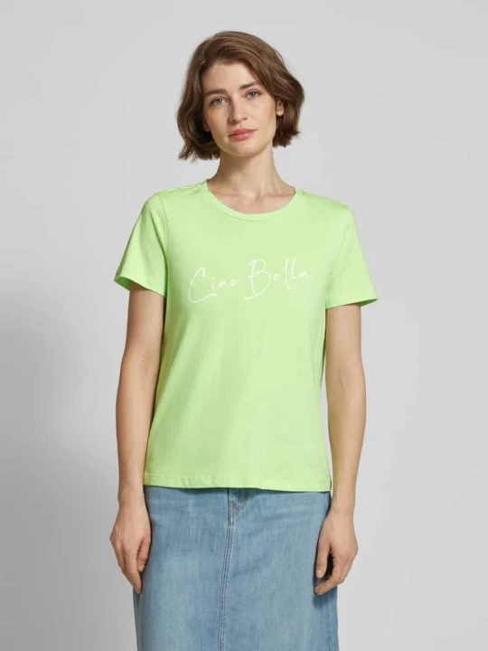 Zdjęcie produktu T-shirt z napisem model ‘Bonnie’ Vero Moda Zielony