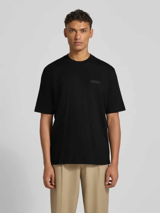 Zdjęcie produktu T-shirt z naszywką z logo Armani Exchange Czarny