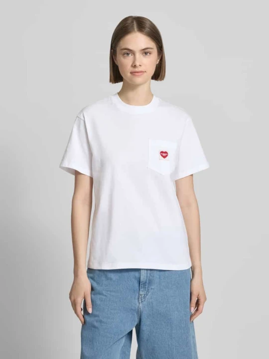 Zdjęcie produktu T-shirt z naszywką z logo Carhartt WIP Biały