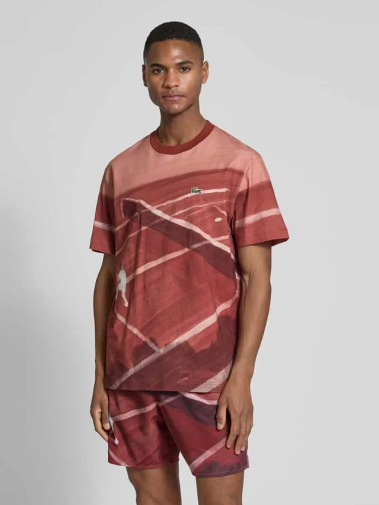 Zdjęcie produktu T-shirt z naszywką z logo Lacoste