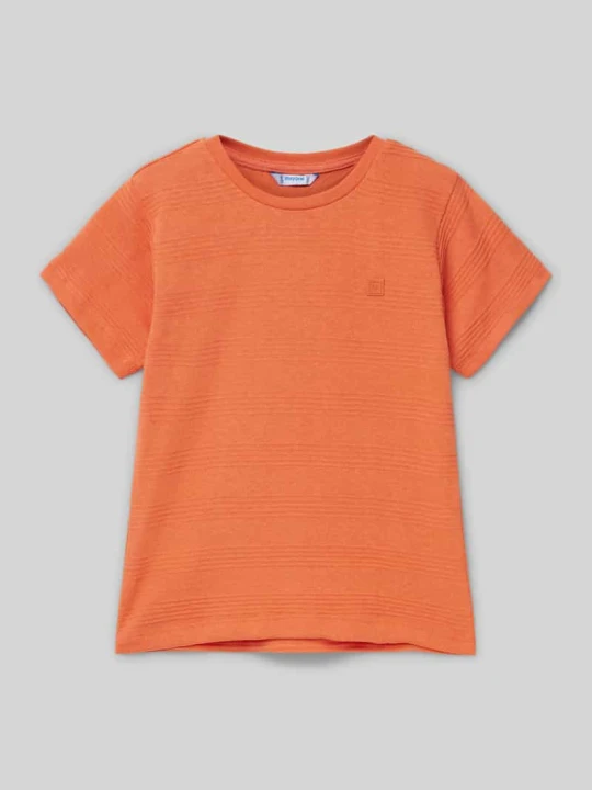 Zdjęcie produktu T-shirt z naszywką z logo Mayoral Pomarańczowy