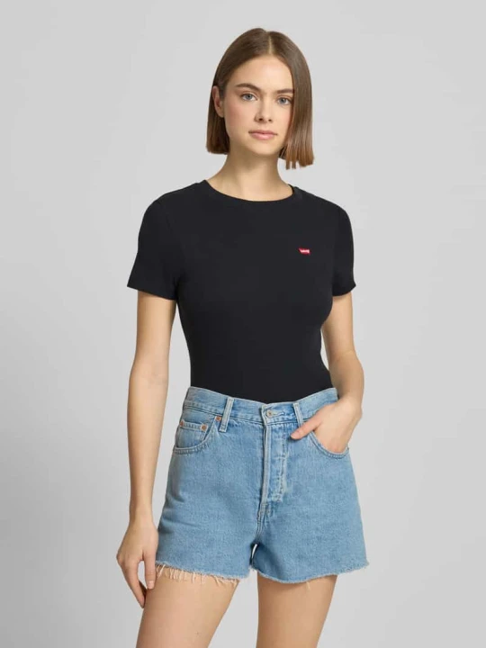 Zdjęcie produktu T-shirt z Naszywką z logo Model 'Cavia' Levi's Czarny