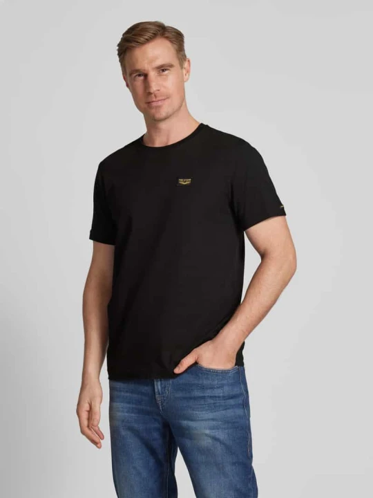 Zdjęcie produktu T-shirt z naszywką z logo model ‘GUYVER’ PME Legend Czarny