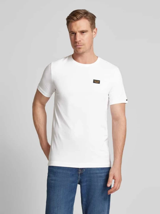 Zdjęcie produktu T-shirt z naszywką z logo model ‘GUYVER’ PME Legend Biały