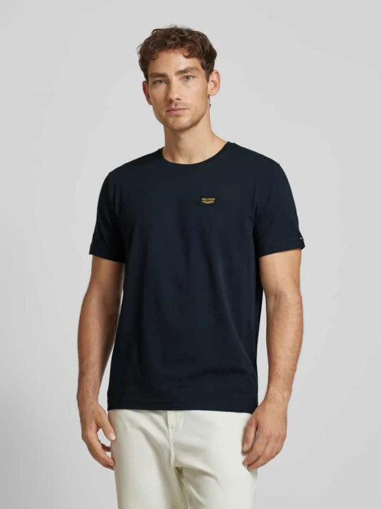 Zdjęcie produktu T-shirt z naszywką z logo model ‘GUYVER’ PME Legend Granatowy