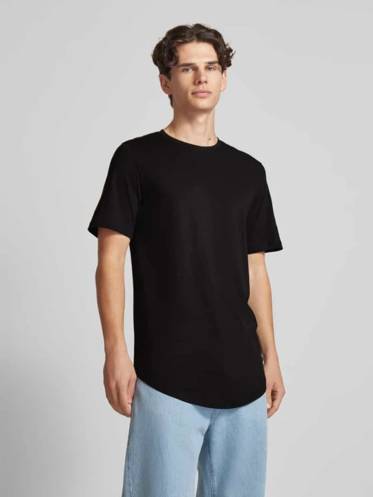 Zdjęcie produktu T-shirt z naszywką z logo model ‘NOA’ Jack&Jones Czarny