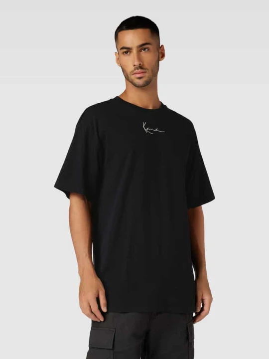 Zdjęcie produktu T-shirt z obniżonymi ramionami Karl Kani Czarny