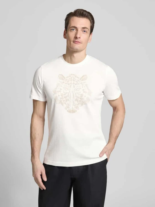 Zdjęcie produktu T-shirt z okrągłym dekoltem Antony Morato Złamany biały