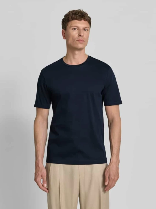 Zdjęcie produktu t-shirt z okrągłym dekoltem Bugatti Granatowy