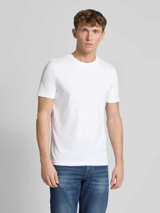 Zdjęcie produktu T-shirt z okrągłym dekoltem Christian Berg Biały