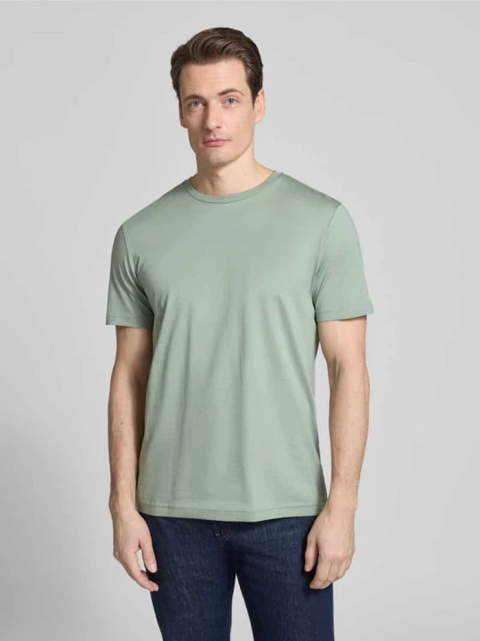 Zdjęcie produktu T-shirt z okrągłym dekoltem Christian Berg Trzcinowy