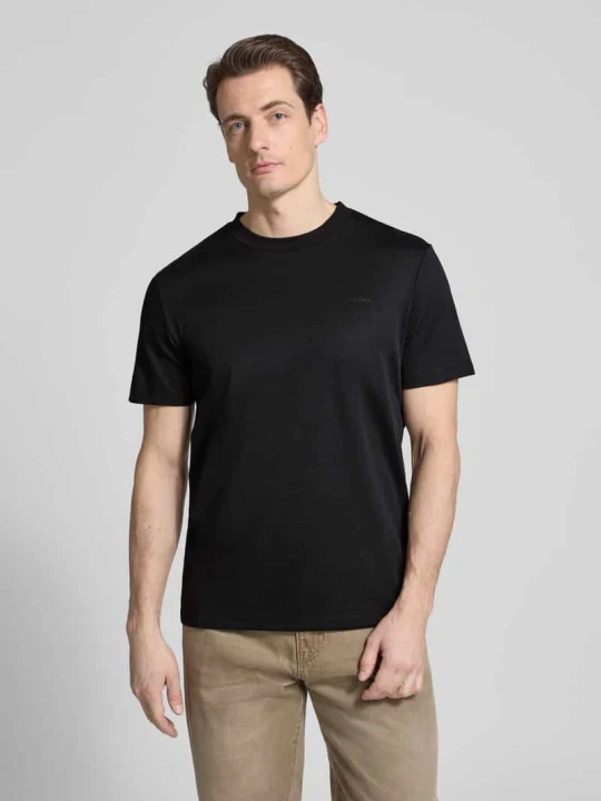 Zdjęcie produktu T-shirt z okrągłym dekoltem Calvin Klein Czarny