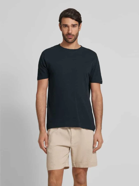 Zdjęcie produktu T-shirt z okrągłym dekoltem Colours & Sons Antracytowy